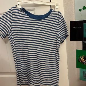 Women’s Old Navy Blue Striped Tee